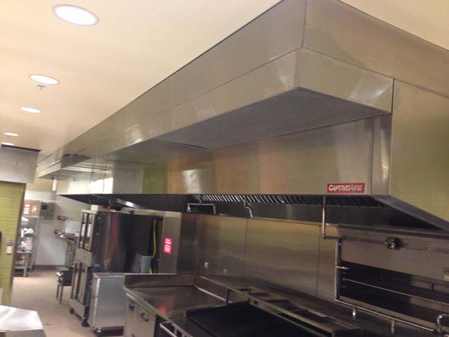 Captive Aire Commercial Kitchen Hood Installation
