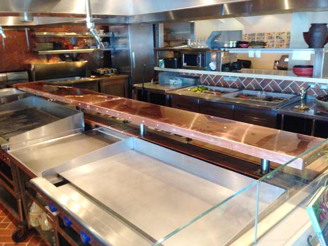Copper Fabrication for Newport Beach Restaurant