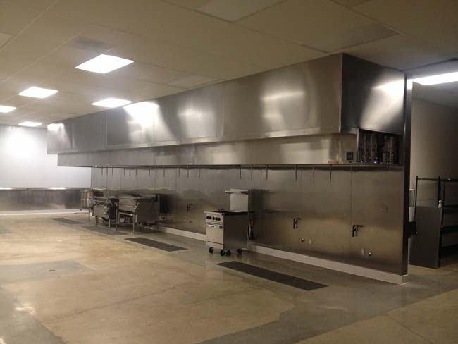 Commercial Kitchen Hood Installation