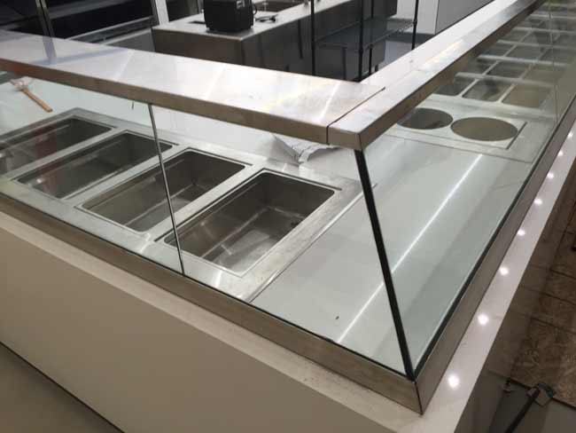 Custom Fabricated and Installed Sneeze Guards for California Restaurants